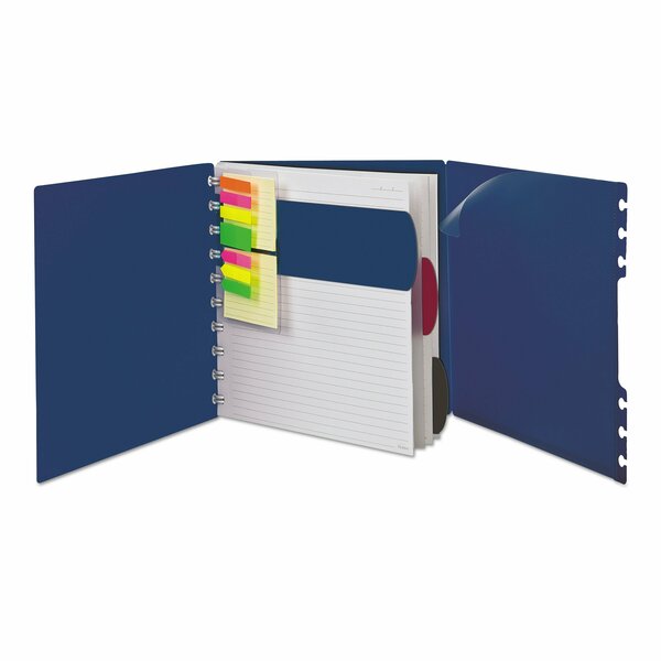 Ampad 8.5" x 11" Navy Crossover Notebook, Wide, Pk2 ESS25-634